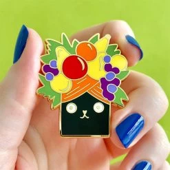 Catmen Miranda Enamel Pin