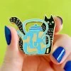 Mouse Tea Enamel Pin -Erstwilder epay102mouseteaenamelpinhandheld
