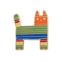 Piñata Cat Enamel Pin -Erstwilder epay103pinatacatenamelpin 1