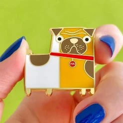 Order Of The Pug Enamel Pin