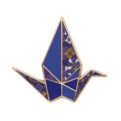 The Fortunate Crane Enamel Pin -Erstwilder epbf107thefortunatecraneenamelpin 1
