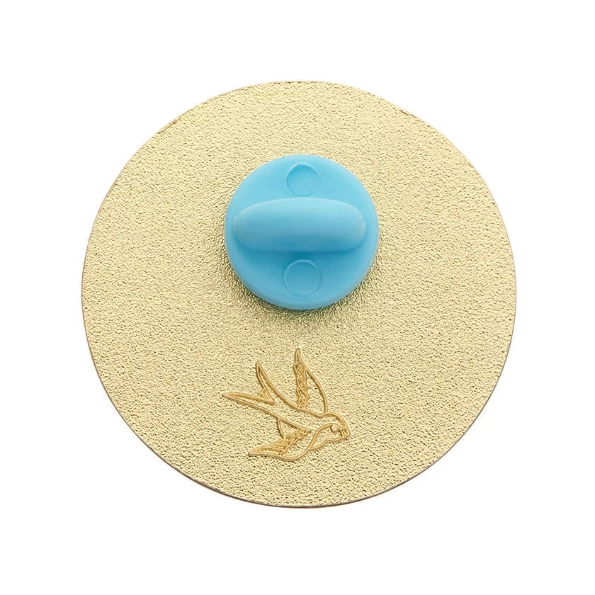 Tiny Blue Dot Enamel Pin 6 Tiny Blue Dot Enamel Pin - Image 4