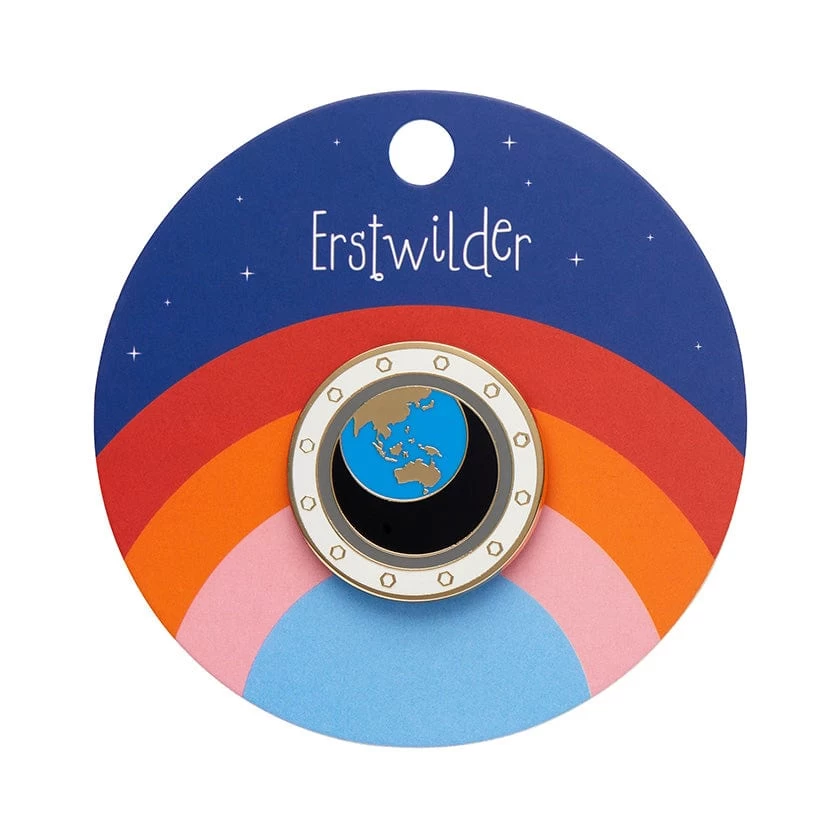 Tiny Blue Dot Enamel Pin 3 Tiny Blue Dot Enamel Pin