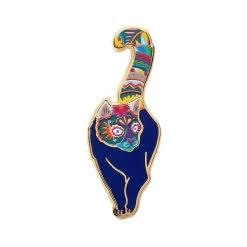 Frida's Cat Enamel Pin -Erstwilder epca104frida scatenamelpin 1