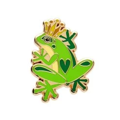 Kiss And Tell Enamel Pin -Erstwilder epcl103kissandtellenamelpin 1