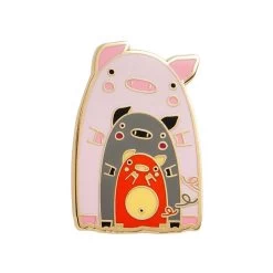 Chinny Chin Chins Enamel Pin -Erstwilder epcl104chinnychinchinsenamelpin 1