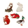 Fleur Harris Enamel Pin Pack - 5 Piece -Erstwilder epxch101fleurharrisenamelpinpack