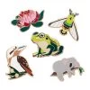 Australiana Enamel Pin Pack - 5 Piece 2 Australiana Enamel Pin Pack - 5 Piece -Erstwilder epxcn101australianaenamelpinpack