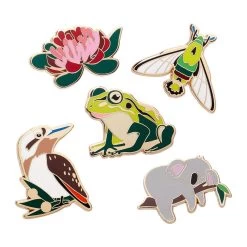Australiana Enamel Pin Pack - 5 Piece