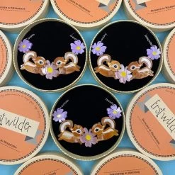 Acrobatic Aromas Necklace -Erstwilder erstwilder acrobatic aromas chipmunk flowers necklace variation brown