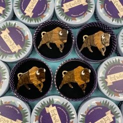 Buffalo Bull Brooch -Erstwilder erstwilder buffalo bull brooch variation brown