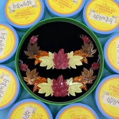 Foliage Follies Necklace -Erstwilder erstwilder foliage follies autumn leaves necklace variation red