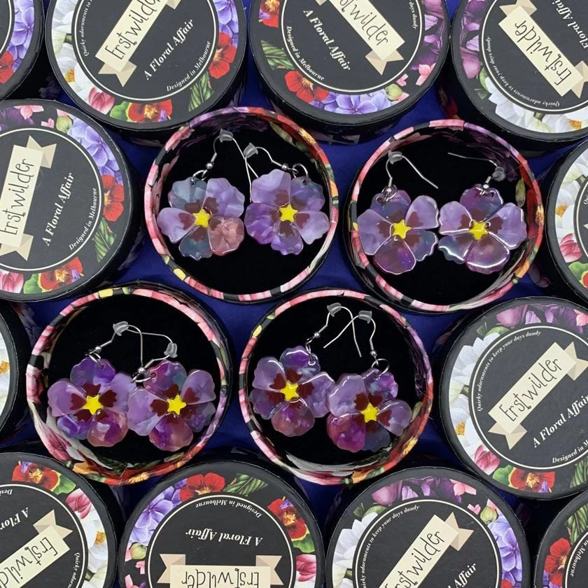 Purple Prose Earrings 5 Purple Prose Earrings - Image 3