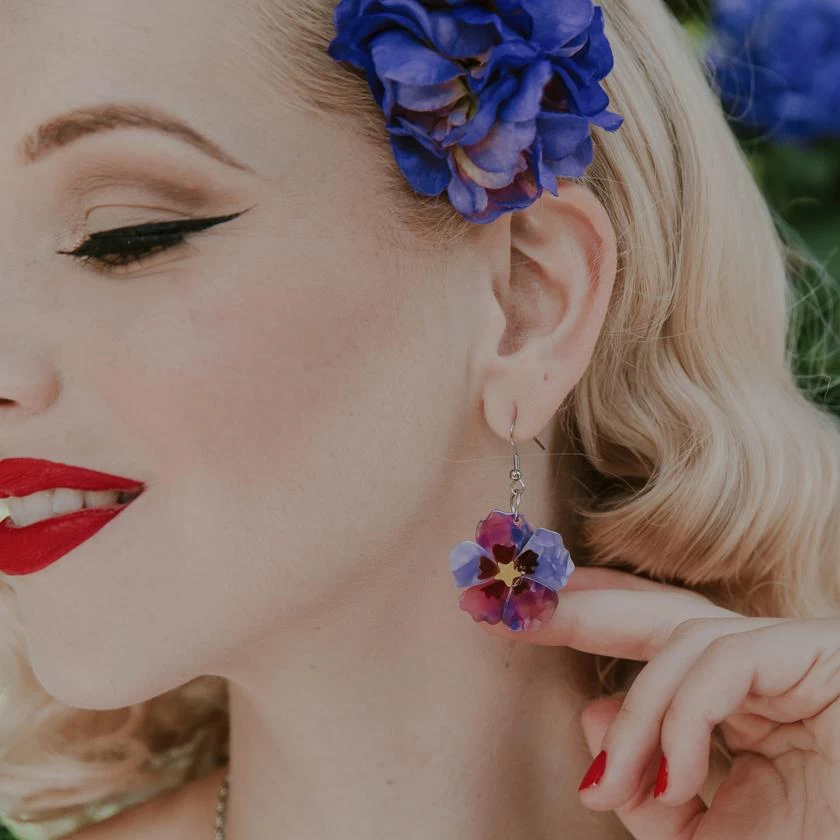 Purple Prose Earrings 4 Purple Prose Earrings - Image 2