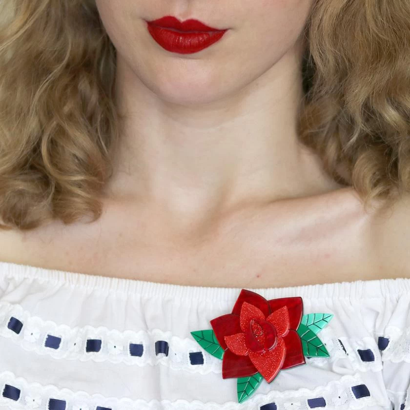 Rosa Espanola Brooch 4 Rosa Espanola Brooch - Image 2