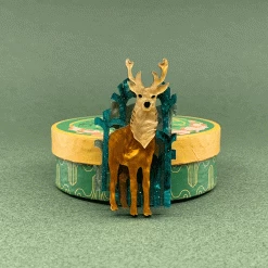 The Edge Of The Forest Brooch -Erstwilder erstwilder the edge of the forest brooch gif brown