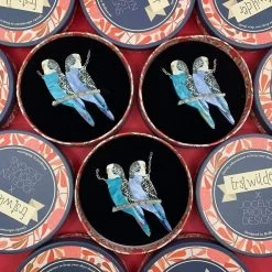 Pair O' Keets Necklace 9 Pair O' Keets Necklace -Erstwilder erstwilder x jocelyn proust pair o keets necklace variation blue