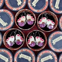 Pinky Promise Earrings 9 Pinky Promise Earrings -Erstwilder erstwilder x jocelyn proust pinky promise earrings variation pink