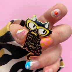 Feline Fine Enamel Pin