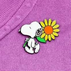 8 Piece Peanuts Enamel Pin Set -Erstwilder erstwilderxpeanuts snoopy sunflower enamel pin model white 5f0a17b1 5853 4fe6 881b d21aeb04cf0d