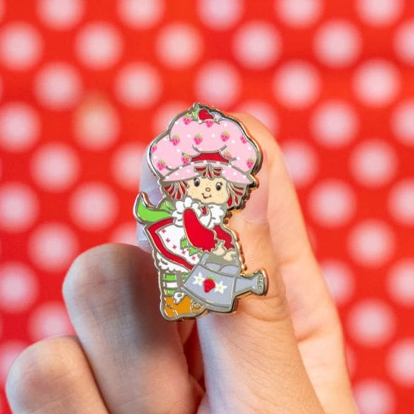 Strawberry Gardening Enamel Pin 4 Strawberry Gardening Enamel Pin - Image 2