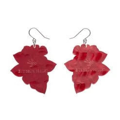 Halcyon Hibiscus Drop Earrings -Erstwilder fe2e97d5 7fee 4553 ba1c 7b46e1a2a26b