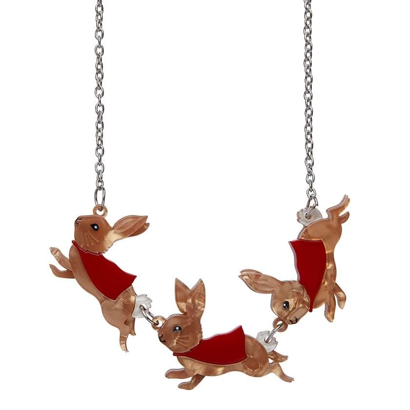 Flopsy, Mopsy & Cottontail Necklace 3 Flopsy, Mopsy & Cottontail Necklace