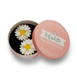 She Loves Me Daisy Hair Clips Set - 2 Piece -Erstwilder ha 0013ah2hr02shelovesmedaisyhairclips 3