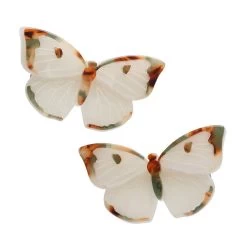 Social Butterfly Hair Clips Set - 2 Piece