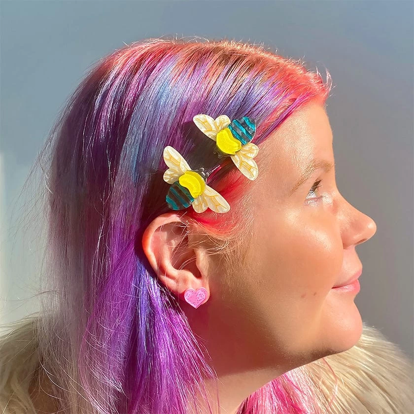 To Bee Or Not To Bee Hair Clips Set - 2 Piece 4 To Bee Or Not To Bee Hair Clips Set - 2 Piece - Image 2