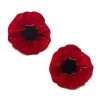 Poppy Field Hair Clips Set - 2 Piece -Erstwilder ha 0037ah2hr01poppyfieldhairclips 1