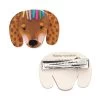 Darcy The Dachshund Hair Clips Set - 2 Piece -Erstwilder hrbe101darcythedachshundhairclipsset 2piece 1