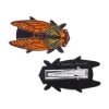 Cicadian Rhythms Hair Clips Set - 2 Piece -Erstwilder hrbo101cicadianrhythmshairclipsset 2piece 2