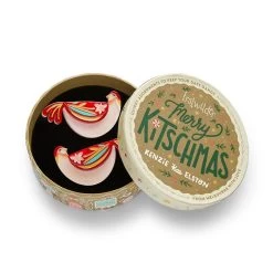 Partridge Perfection Hair Clips Set - 2 Piece -Erstwilder hrbq101partridgeperfectionhairclipsset 2piece 3