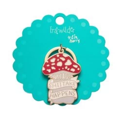 Shiitake Happens Enamel Key Charm -Erstwilder kr 0014ah1kr07shiitakehappensenamelkeycharm 3