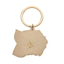 Stop And Smell The Roses Enamel Key Charm -Erstwilder kra23a1