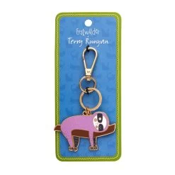 A Little Sluggish Enamel Key Ring -Erstwilder kray103alittlesluggishenamelkeyring 3