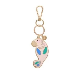 The Dutiful Dugong Enamel Key Ring