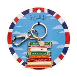 Literary Gems Enamel Key Ring -Erstwilder krcp102literarygemsenamelkeyring 3