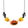 No Tricks Halloween Necklace -Erstwilder n6746 6170