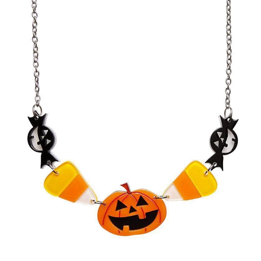 No Tricks Halloween Necklace 3 No Tricks Halloween Necklace