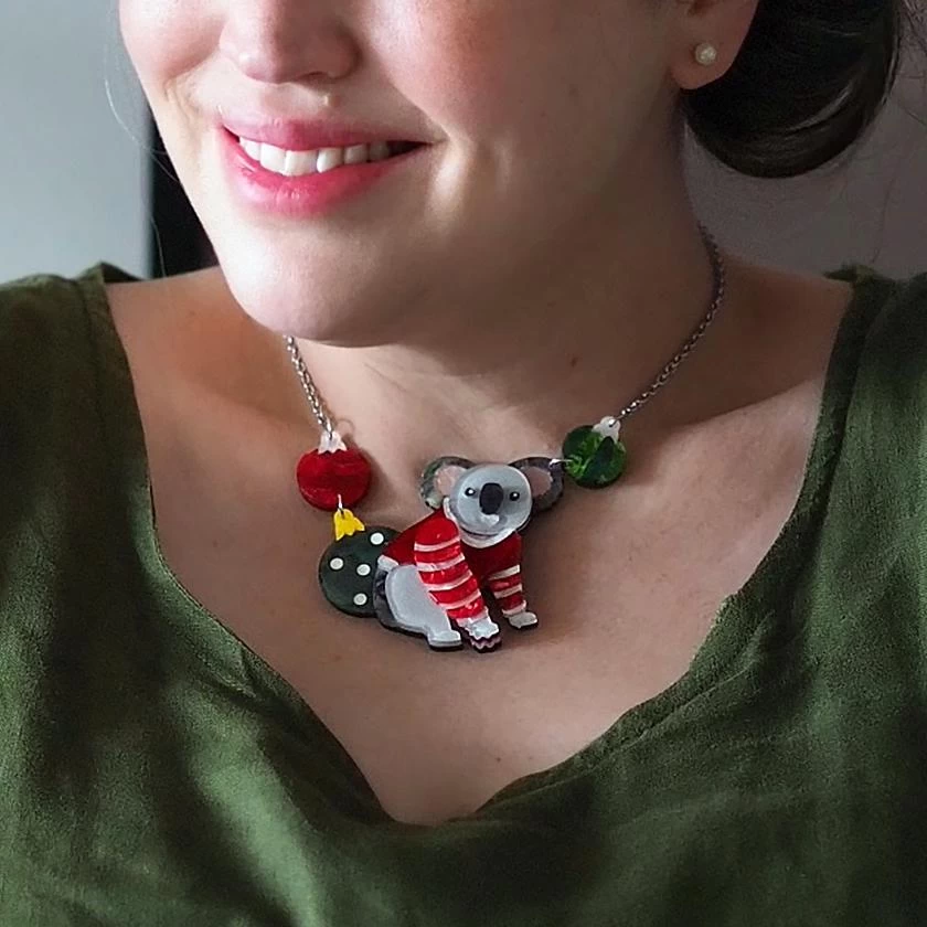 Comfy Christmas Koala Necklace 4 Comfy Christmas Koala Necklace - Image 2