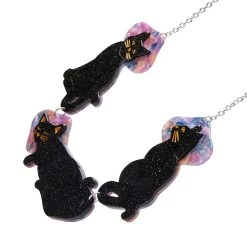 Le Chat Miaule Necklace -Erstwilder nsbc104lechatmiaulenecklace 4