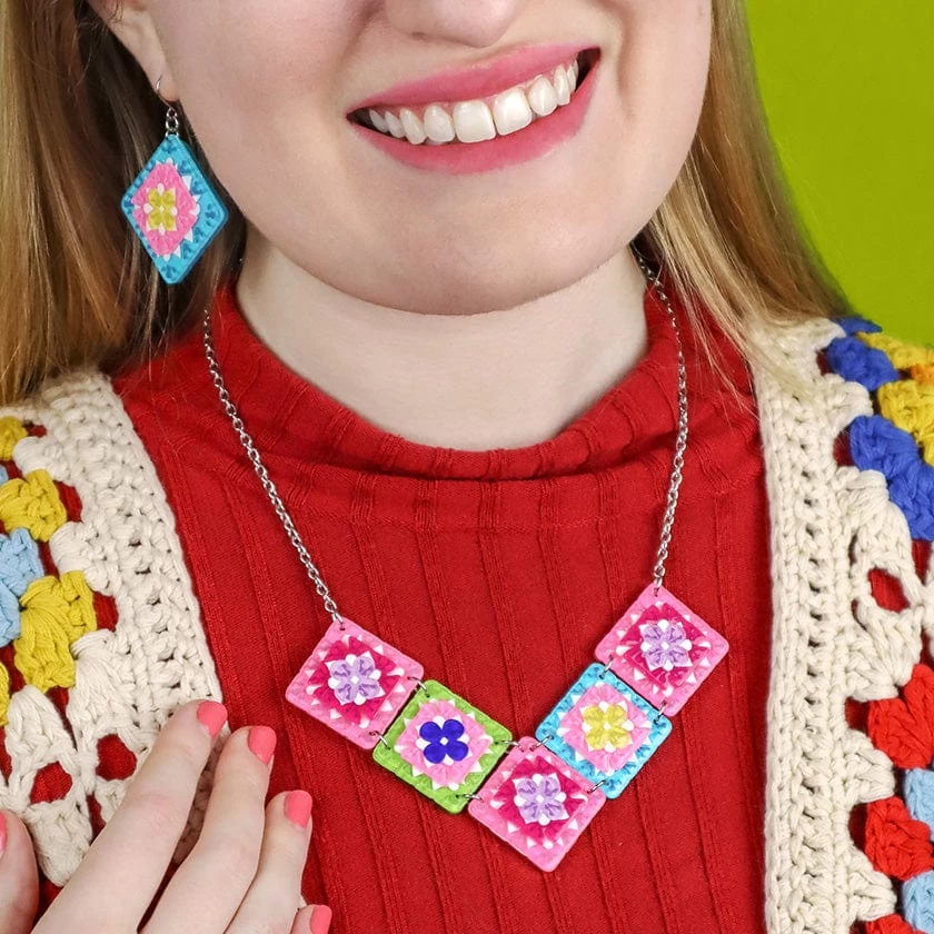 Mosaic Motifs Necklace 4 Mosaic Motifs Necklace - Image 2