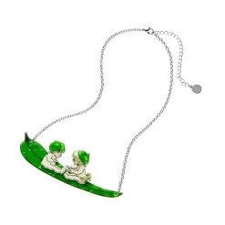 Gumnut Twins Necklace -Erstwilder nsbp101gumnuttwinsnecklace 2