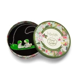 Gumnut Twins Necklace -Erstwilder nsbp101gumnuttwinsnecklace 3