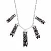 Halloween Hang-up Bat Necklace -Erstwilder nsbs101halloweenhang upbatnecklace 1