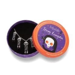 Halloween Hang-up Bat Necklace -Erstwilder nsbs101halloweenhang upbatnecklace 3