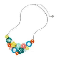 Cute As A Button Necklace -Erstwilder nsck101cuteasabuttonnecklace 2