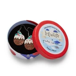 Plum Puddie Earrings -Erstwilder pc 064 2